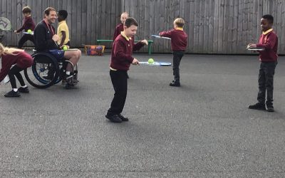 Paralympian Tennis Visit